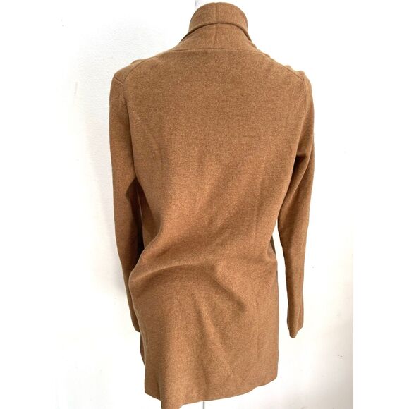 J. Crew knitted blazer sweater cardigan brown casual dark accademia women XXSP - Picture 4 of 8